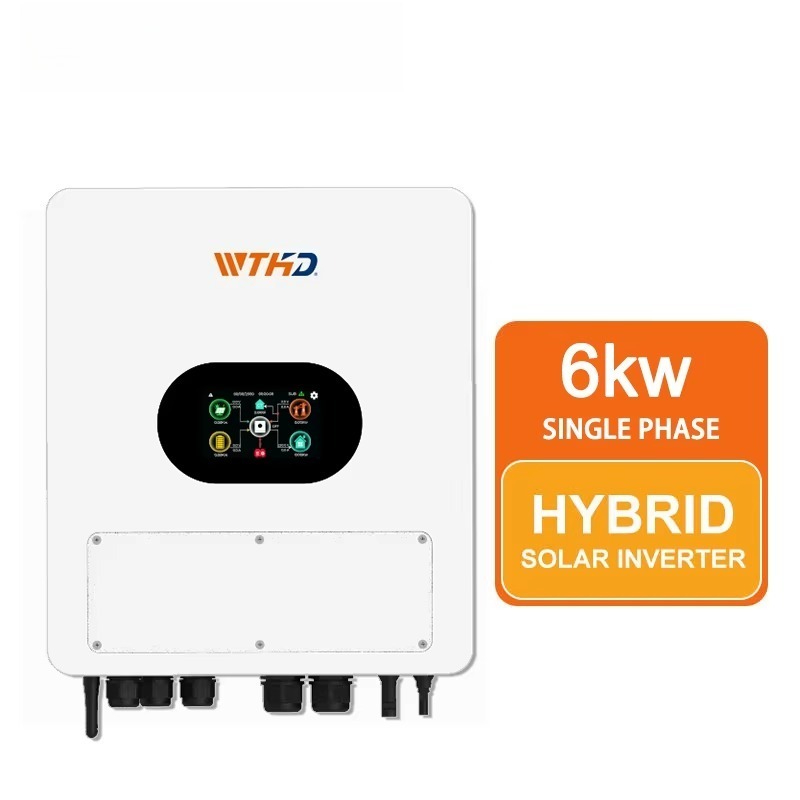 Hybrid Solar Inverter - Einphasiger IP65 Hybrid-Solarwechselrichter 6KW 220VAC MPPT