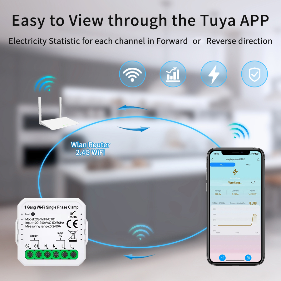 Tuya Smart WLAN-Energiezähler  – Renewable Energy House Bewertung und Preis