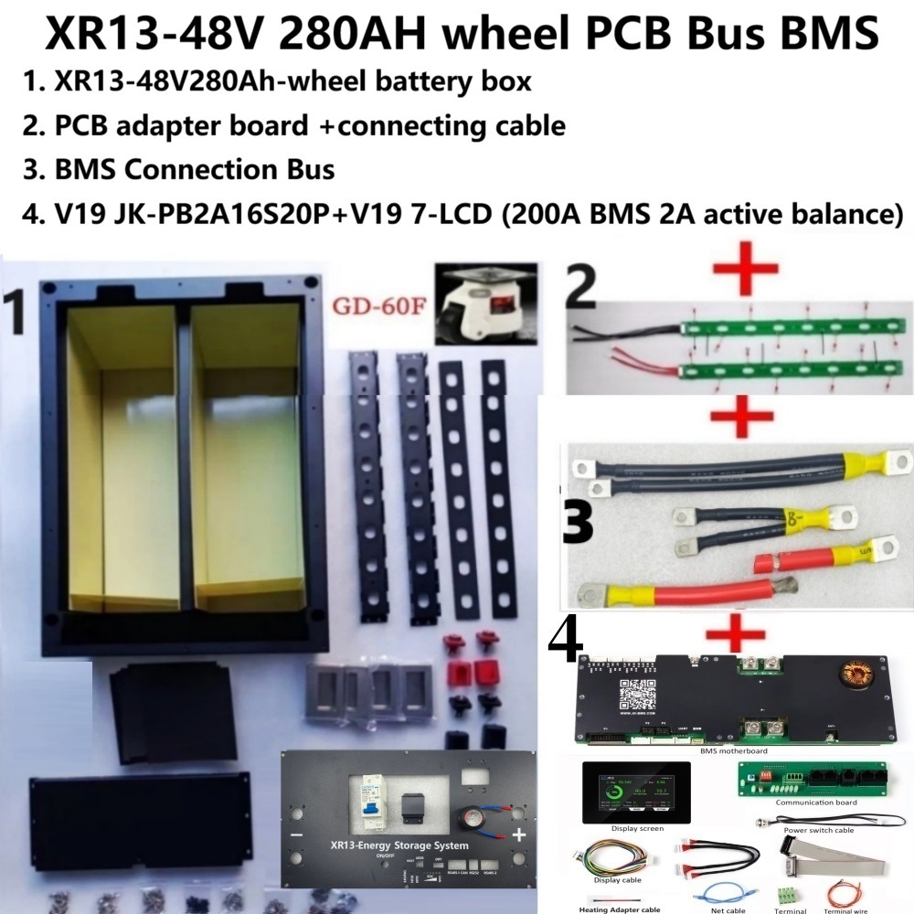 XR13 16S 51,2V 7 Zoll LCD JK B – Renewable Energy House Bewertung und Preis