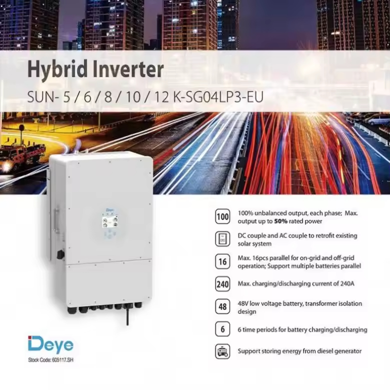 10 kW 12 kW Solar-Hybrid-Wechs – Hybrid Solar Inverter Bewertung und Preis