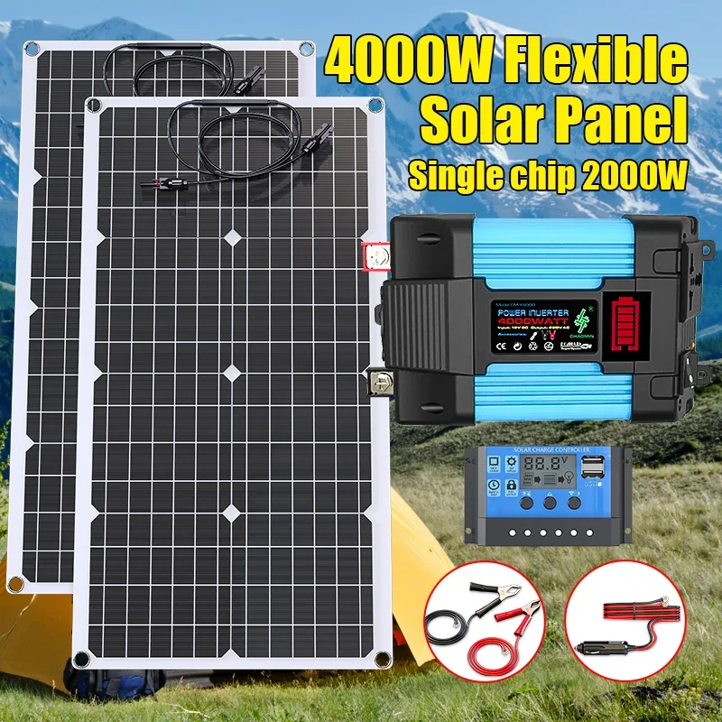 4000-W-Solarpanel-Set, 12 V bi – Renewable Energy House Bewertung und Preis