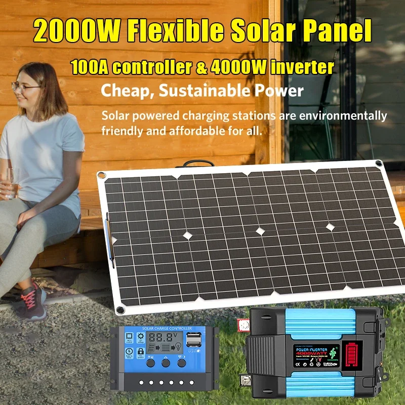 4000-W-Solarpanel-Set, 12 V bi – Renewable Energy House Bewertung und Preis